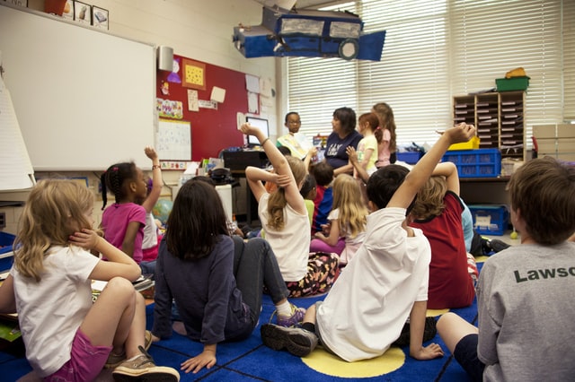 This layout for a lower elementary school classroom is ideal.